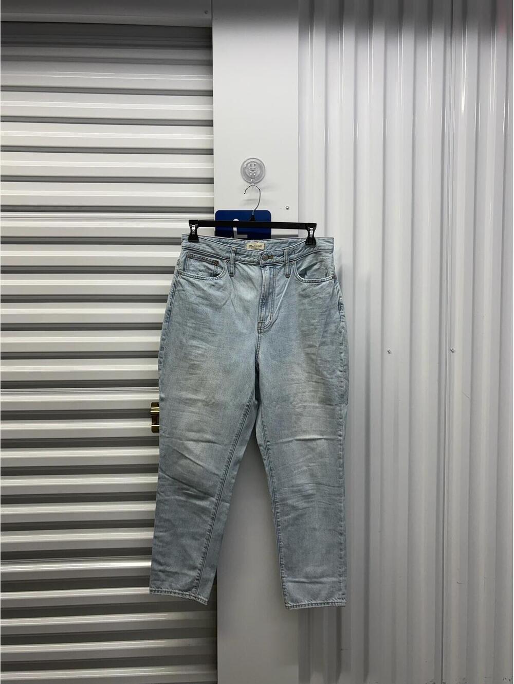 Madewell Women’s 30 Madewell Curvy Perfect Vintage Straight Leg Jeans Light Wash